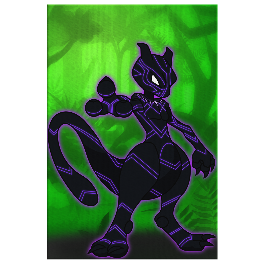 PantherTwo Canvas Wall Art