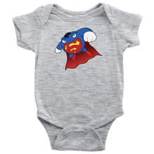 Load image into Gallery viewer, SuperPolywhirl Man Baby Onesie
