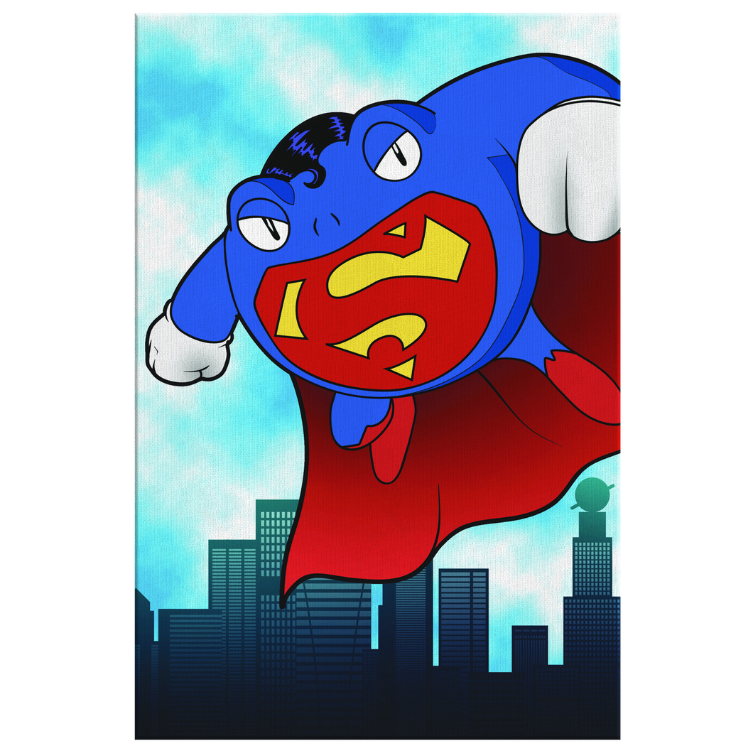 SuperPolywhirlman Canvas Wall Art